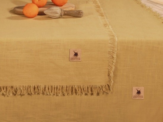 Τραπεζομάντηλο 2654 Yellow Greenwich Polo Club 140Χ180 140x180cm 100% Βαμβάκι