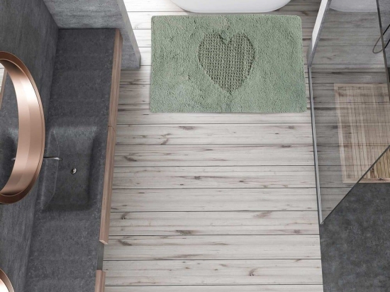 Ταπέτο Μπάνιου 0577 Mint Das Home 50 X 80 100% Βαμβάκι