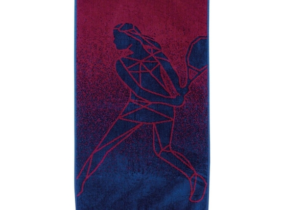 Πετσέτα Γυμναστηρίου 2656 Red-Blue Greenwich Polo Club Γυμναστηρίου 45x90cm 100% Βαμβάκι