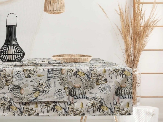 Runner 0618 Olive-Grey Das Home 45Χ140 Βαμβάκι-Πολυέστερ