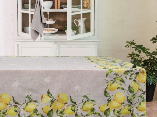Runner 0622 Ecru-Yellow-Green Das Home 45Χ140 Βαμβάκι-Πολυέστερ