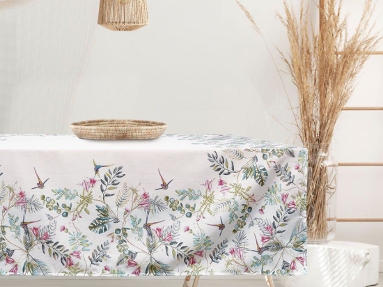 Runner 0623 Ecru-Yellow-Pink Das Home 45Χ140 Βαμβάκι-Πολυέστερ