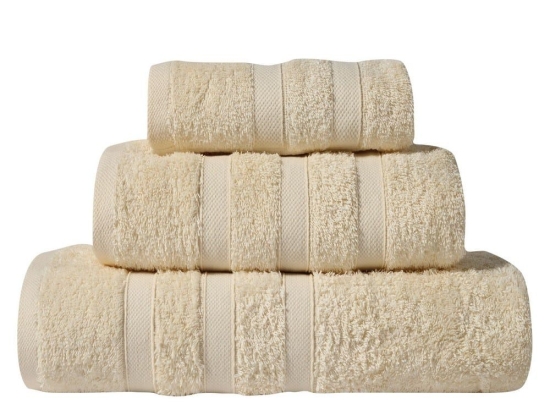 Πετσέτα Prestige 1161 Cream Das Home Σώματος 80x150cm 100% Βαμβάκι