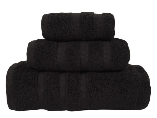 Πετσέτα Prestige 1173 Black Das Home Χεριών 30x50cm 100% Βαμβάκι