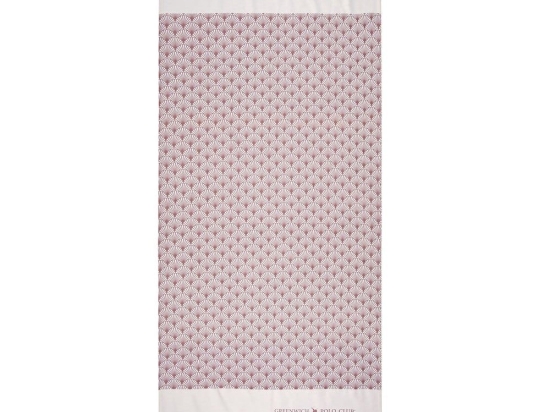 Πετσέτα Θαλάσσης - Παρεό 3666 Ecru-Peach Greenwich Polo Club Θαλάσσης 80x180cm 100% Βαμβάκι