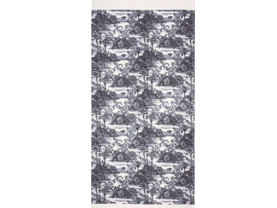 Πετσέτα Θαλάσσης - Παρεό 3669 Ecru-Grey Greenwich Polo Club Θαλάσσης 80x180cm 100% Βαμβάκι