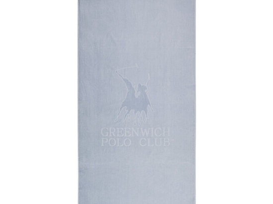 Πετσέτα Θαλάσσης 3624 Silver-Grey Greenwich Polo Club Θαλάσσης 70x170cm 100% Βαμβάκι