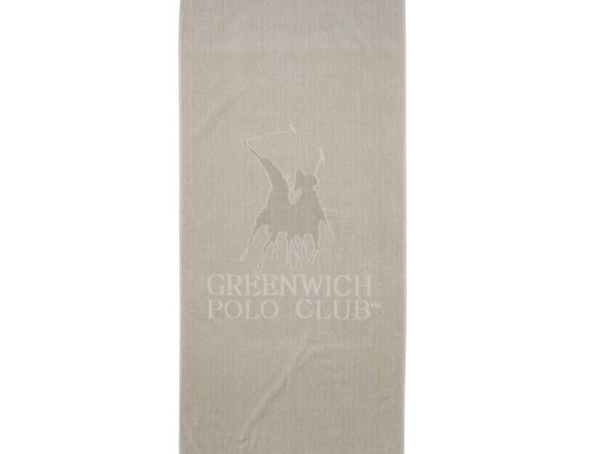 Πετσέτα Θαλάσσης 3734 90x190 Light Grey Greenwich Polo Club Θαλάσσης 90x190cm 100% Βαμβάκι
