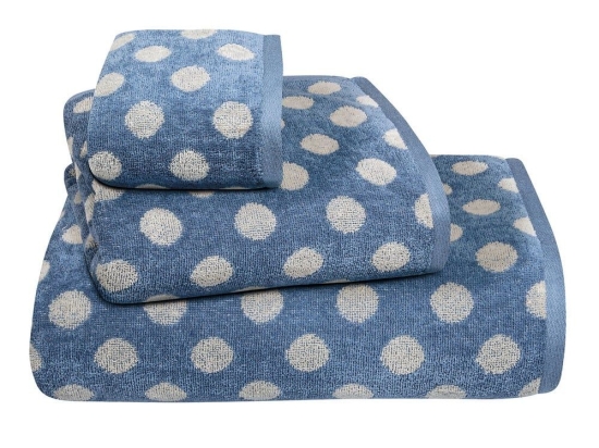 Πετσέτες 2674 (Σετ 3τμχ) Blue-Beige Greenwich Polo Club Σετ Πετσέτες 70x140cm 100% Βαμβάκι