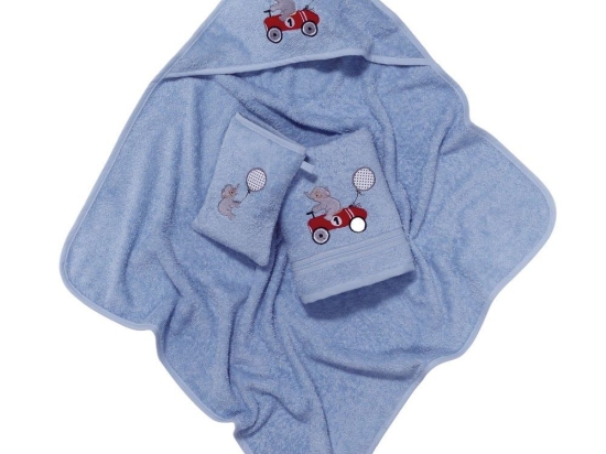 Βρεφικό Σετ Μπάνιου 6615 (Σετ 3τμχ) Blue Das Baby