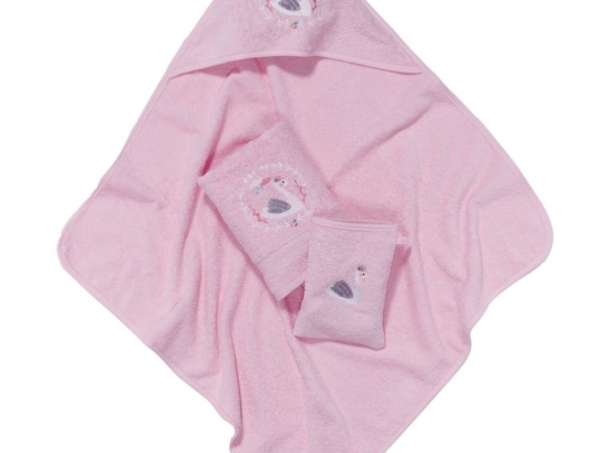 Βρεφικό Σετ Μπάνιου 6620 (Σετ 3τμχ) Pink Das Baby
