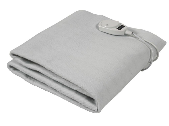 Ηλεκτρική Κουβέρτα Classic 0487 Grey Das Home Διπλό 140x155cm Πολυέστερ