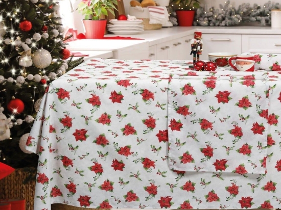 Τραπεζομάντηλο Χριστουγεννιάτικο 0625 Red-Green Das Home 140X240