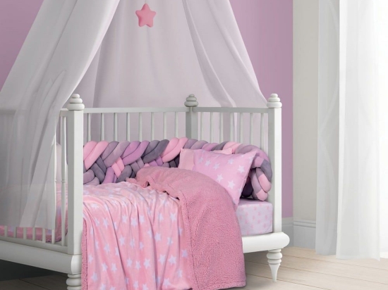 Κουβέρτα Βρεφική 8824 Fleece-Sherpa Pink Greenwich Polo Club Αγκαλιάς 80x110cm Πολυέστερ