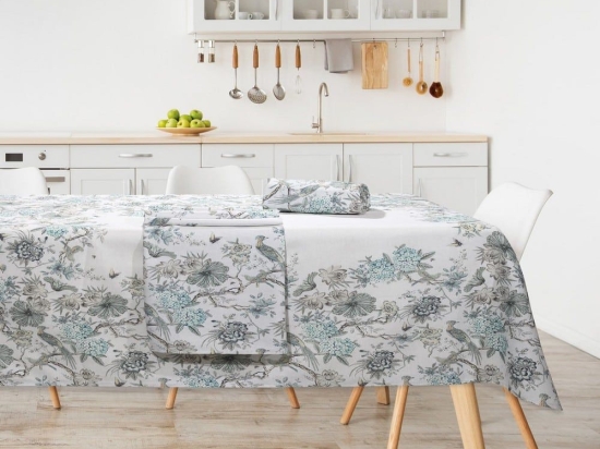 Τραπεζομάντηλο 0643 Beige-Mint Das Home 140X180 140x180cm Βαμβάκι-Πολυέστερ