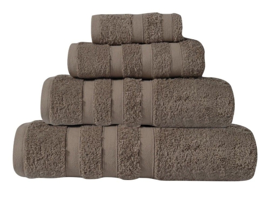 Πετσέτα Prestige 1162 Dark Beige Das Home Σώματος 90x160cm 100% Βαμβάκι