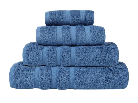 Πετσέτα Prestige 1171 Blue Das Home Σώματος 90x160cm 100% Βαμβάκι