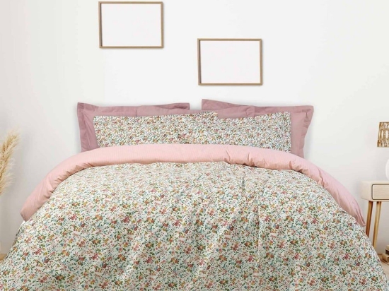 Σεντόνια Casual 5403 Με Λάστιχο (Σετ 4τμχ) Multi Das Home Διπλό 120x235cm Βαμβάκι-Πολυέστερ