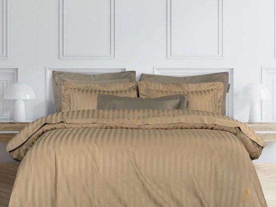 Σεντόνια 2153 (Σετ 4τμχ) Gold Greenwich Polo Club King Size 270x280cm 100% Βαμβακοσατέν