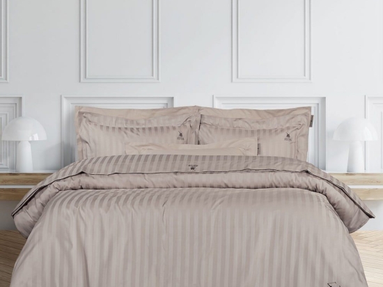 Σεντόνια 2157 (Σετ 4τμχ) Beige Greenwich Polo Club Υπέρδιπλo 240x270cm 100% Βαμβακοσατέν