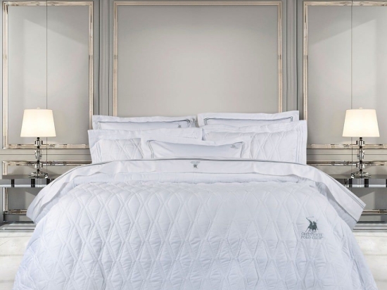 Κουβερλί 2158 (Σετ 3τμχ) White Greenwich Polo Club Υπέρδιπλo 220x240cm 100% Nanofiber