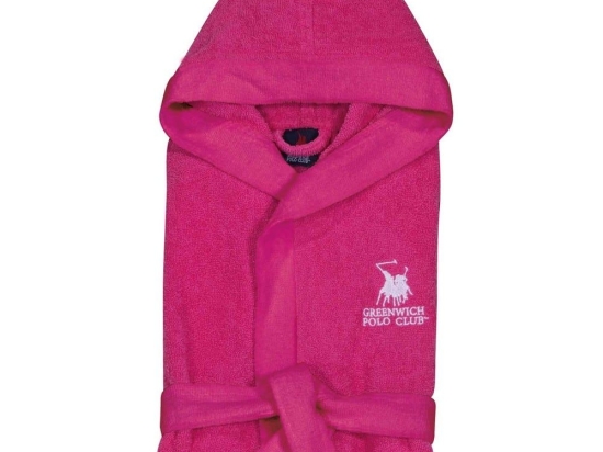 Μπουρνούζι Παιδικό 8613 Fuchsia Greenwich Polo Club