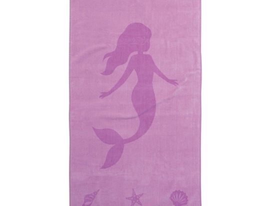 Πετσέτα Θαλάσσης Παιδική 3765 Purple-Fuchsia Greenwich Polo Club Θαλάσσης 70x140cm 100% Βαμβάκι
