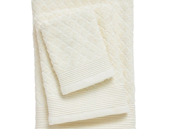 Πετσέτες Best 0684 (Σετ 3τμχ) Ivory Das Home Σετ Πετσέτες 100% Βαμβάκι
