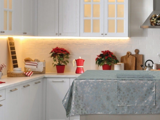 Runner Christmas 0714 Grey-Silver Das Home 45Χ140