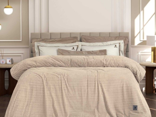 Κουβέρτα 3448 Fleece Ivory Greenwich Polo Club Μονό 160x220cm Πολυέστερ