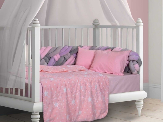 Κουβέρτα Βρεφική 8830 Velour Pink Greenwich Polo Club Αγκαλιάς 80x110cm Πολυέστερ