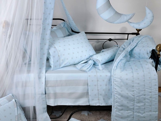 Κουβερλί Βρεφικό ΣΧ.672 Ciel Down Town 95x145cm 100% Βαμβακοσατέν