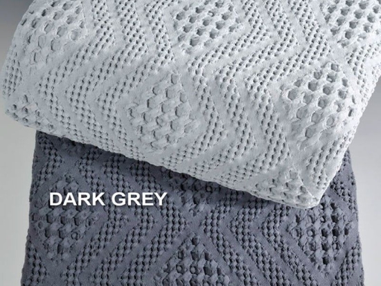 Κουβέρτα ΣΧ.871 D.Grey Down Town Μονό 170x240cm 100% Βαμβάκι