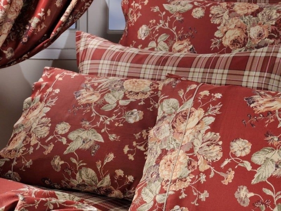 Μαξιλαροθήκες ΣΧ.695 Σετ 2τμχ Με Φάσα Red Down Town 52X75 100% Βαμβακοσατέν