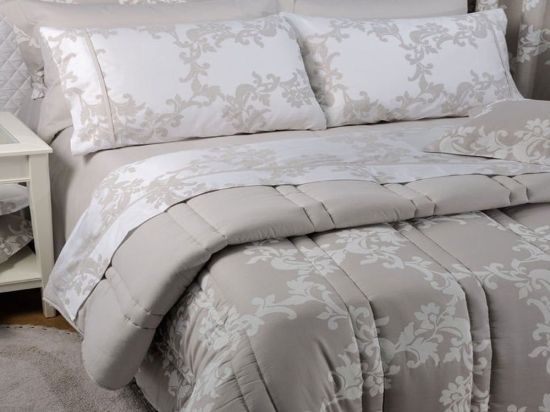 Σεντόνια ΣΧ.568 Σετ 4τμχ Beige Down Town Υπέρδιπλο 245χ270cm 100% Βαμβακοσατέν