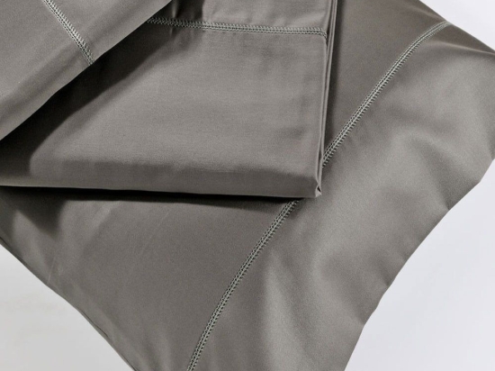 Μαξιλαροθήκες S250/6 Σετ 2τμχ Oxford Anthracite Down Town 52X75 100% Βαμβακοσατέν