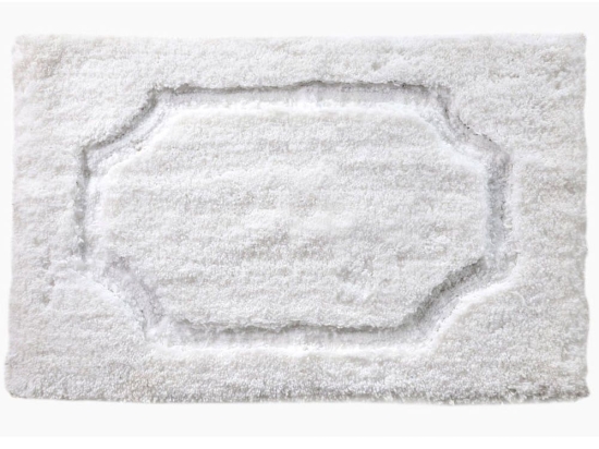 Πατάκι Μπάνιου Verona Dirty White Down Town 60 x 90 Πολυέστερ