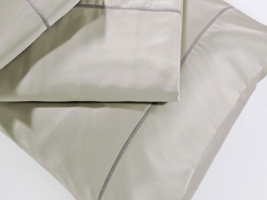 Σεντόνι Με Λάστιχο S250/5 Light Grey Down Town Υπέρδιπλo 165X235cm 100% Βαμβακοσατέν