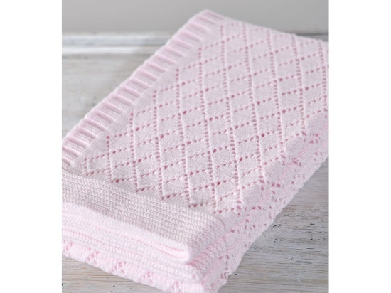 Κουβέρτα Βρεφική DT227 Pink Down Town Αγκαλιάς 75x105cm 100% Βαμβάκι