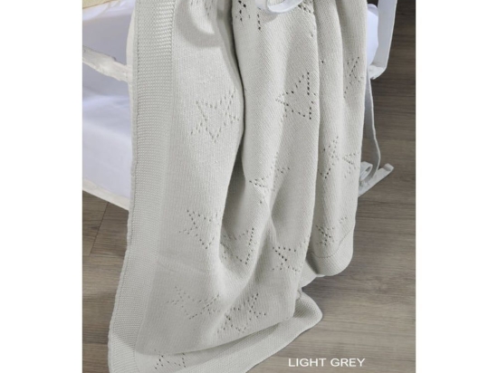 Κουβέρτα Βρεφική DT449 Light Grey Down Town Αγκαλιάς 75x105cm 100% Βαμβάκι