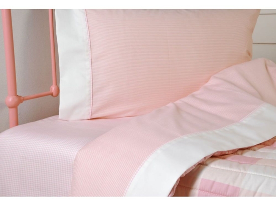 Παπλωματοθήκη Παιδική 509 (Σετ 2τμχ) Pink Down Town Μονό 175x245cm 100% Βαμβακοσατέν
