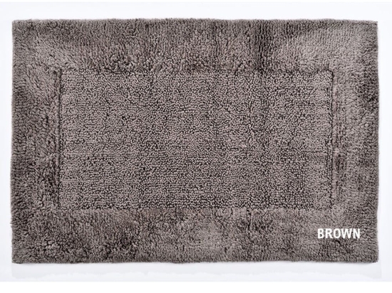 Πατάκι Μπάνιου Toscana Brown Down Town 60Χ90 100% Βαμβάκι
