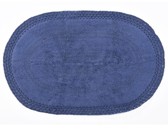 Πατάκι Μπάνιου Venice Blue Down Town 53X86 100% Βαμβάκι
