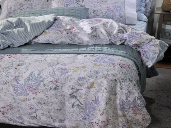 Κουβερλί 786 (Σετ 3τμχ) Celadon Down Town Υπέρδιπλo 235x250cm 100% Βαμβακοσατέν