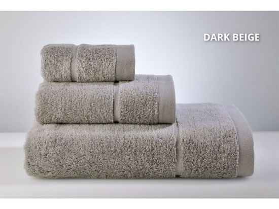 Πετσέτα Joanne Dark Beige Down Town Προσώπου 50x90cm 100% Βαμβάκι