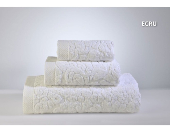 Πετσέτες Classic 600 (3τμχ) Ecru Down Town Σετ Πετσέτες 70x140cm 100% Βαμβάκι