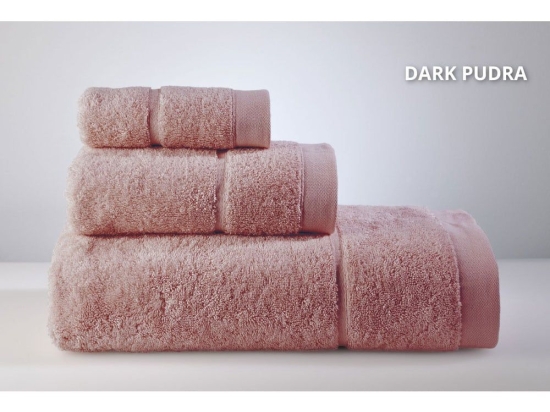 Πετσέτες Joanne (3τμχ) Dark Pudra Down Town Σετ Πετσέτες 90x150cm 100% Βαμβάκι
