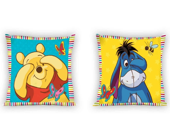 Μαξιλαράκια Διακοσμητικά Παιδικά Disney Winnie 28 Digital Print DimCol 40Χ40 40x40cm Microfiber
