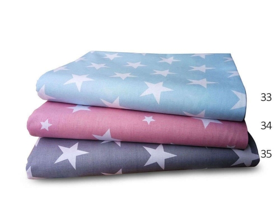 Πάνα Βρεφική Χασές Star 35 Γκρι DimCol 80x80cm 100% Βαμβάκι