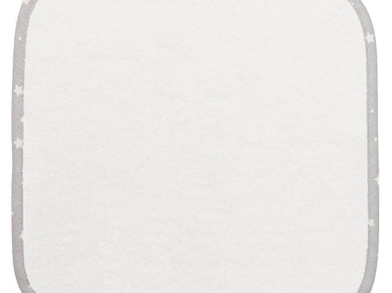 Λαβέτα  Ώμου Βρεφικές 05 White-Grey DimCol Λαβέτα 30x30cm 100% Βαμβάκι